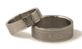 Celtic Ring: Shamrock Design 